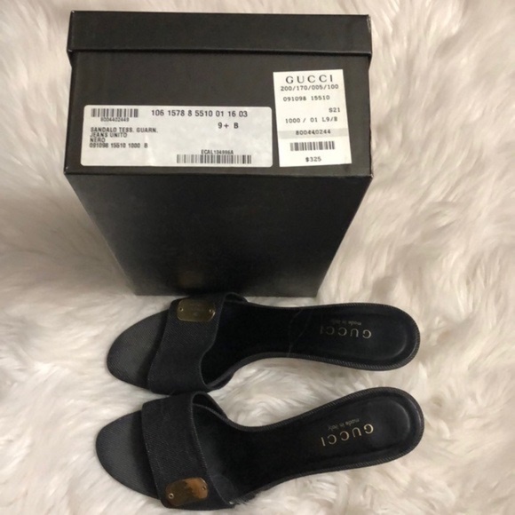 Gucci shoes size 39 1/2 BJeans sandals